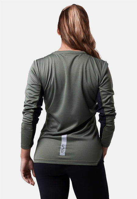 CLN Athletics - Gwen T-Shirt Damen - moss green - CLN-3158-62-XS - Sportbrands24
