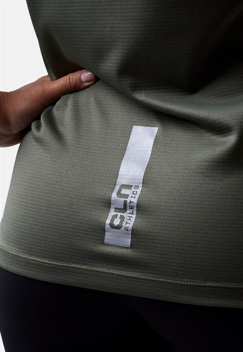 CLN Athletics - Gwen T-Shirt Damen - moss green - CLN-3158-62-XS - Sportbrands24