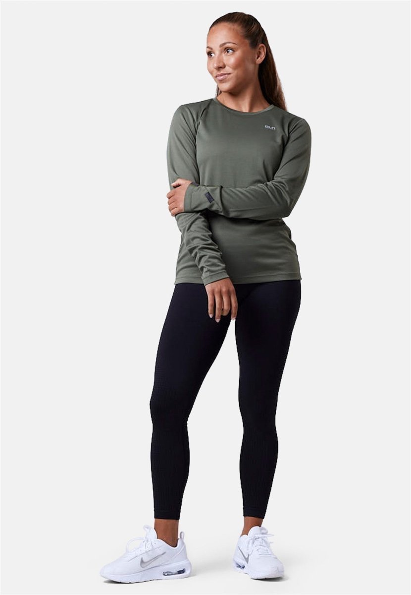 CLN Athletics - Gwen T-Shirt Damen - moss green - CLN-3158-62-XS - Sportbrands24