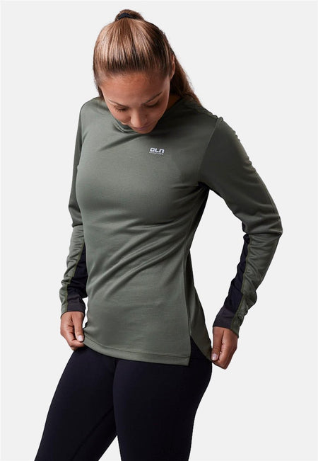 CLN Athletics - Gwen T-Shirt Damen - moss green - CLN-3158-62-XS - Sportbrands24