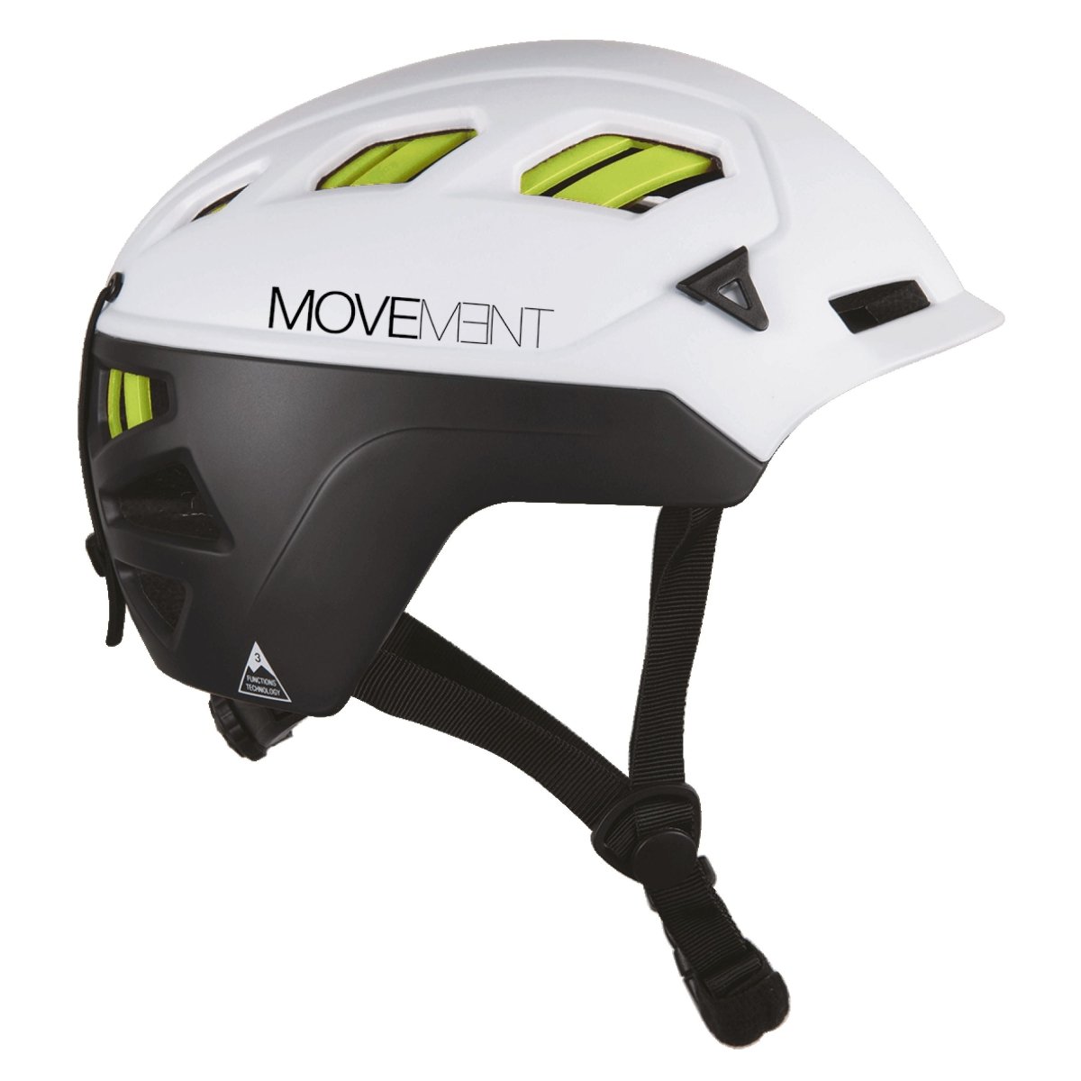 Movement - 3TECH ALPI Skitourenhelm - charcoal/white/green - MOV-C-22200GN-XS-S - Sportbrands24