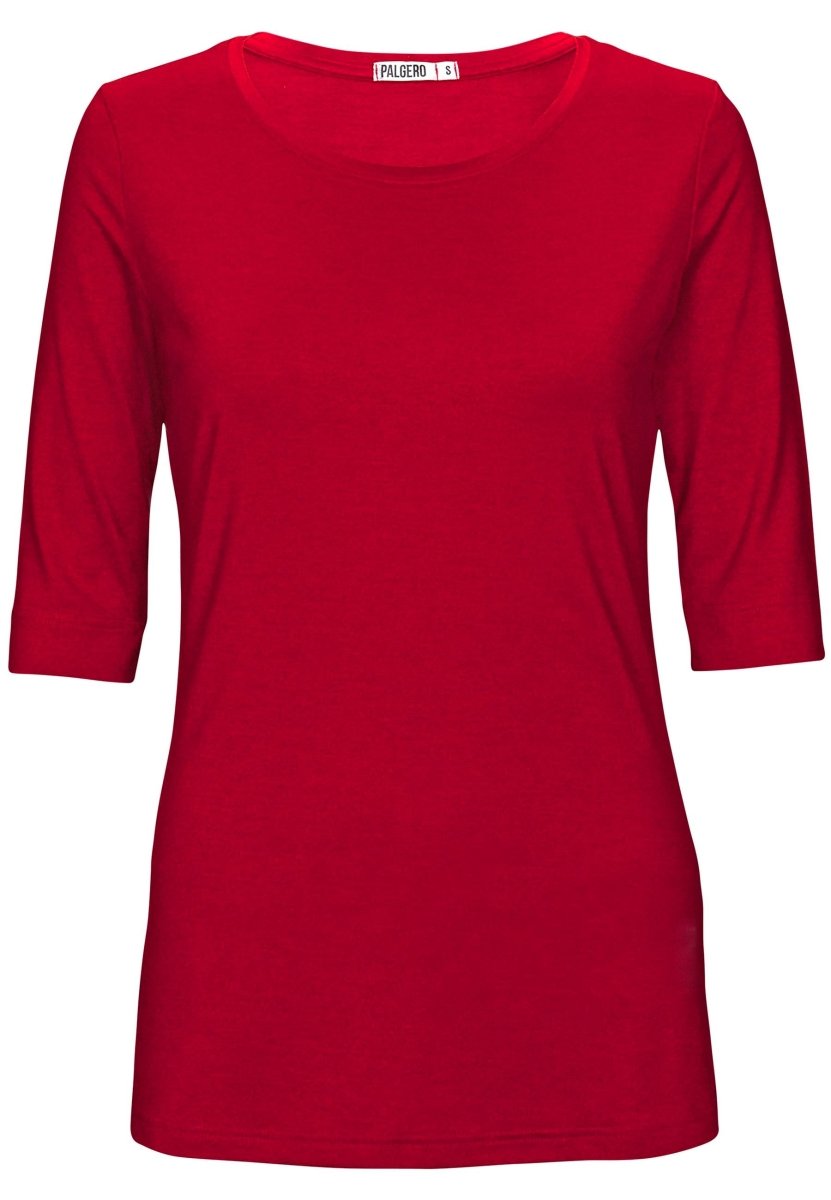 Palgero - Liv Merino T-Shirt 3/4 Arm Damen - rot - PA - LDMHA3200 - Sportbrands24