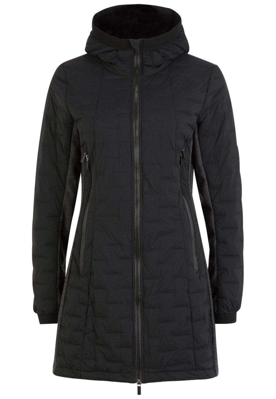 RH+ - 5 Elements Hybrid 3/4 Hoody Isolationsjacke Damen - black/dark grey melange - RH - IZD2989 - 99A - XS - Sportbrands24