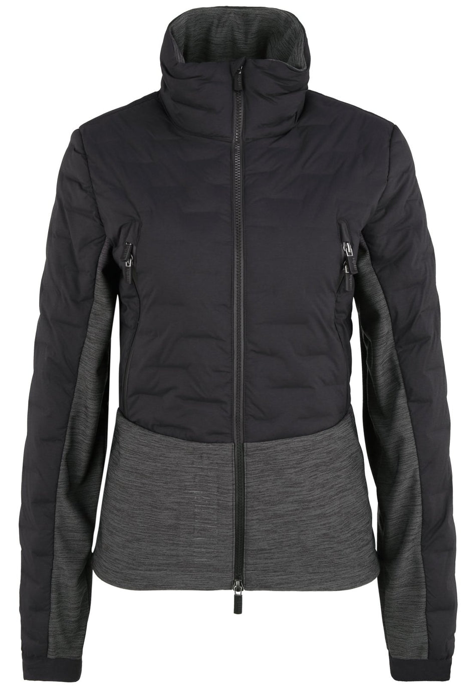 RH+ - 5 Elements Hybrid Bomber Isolationsjacke Damen - black/dark grey melange - RH - IZD2988 - 99A - XS - Sportbrands24