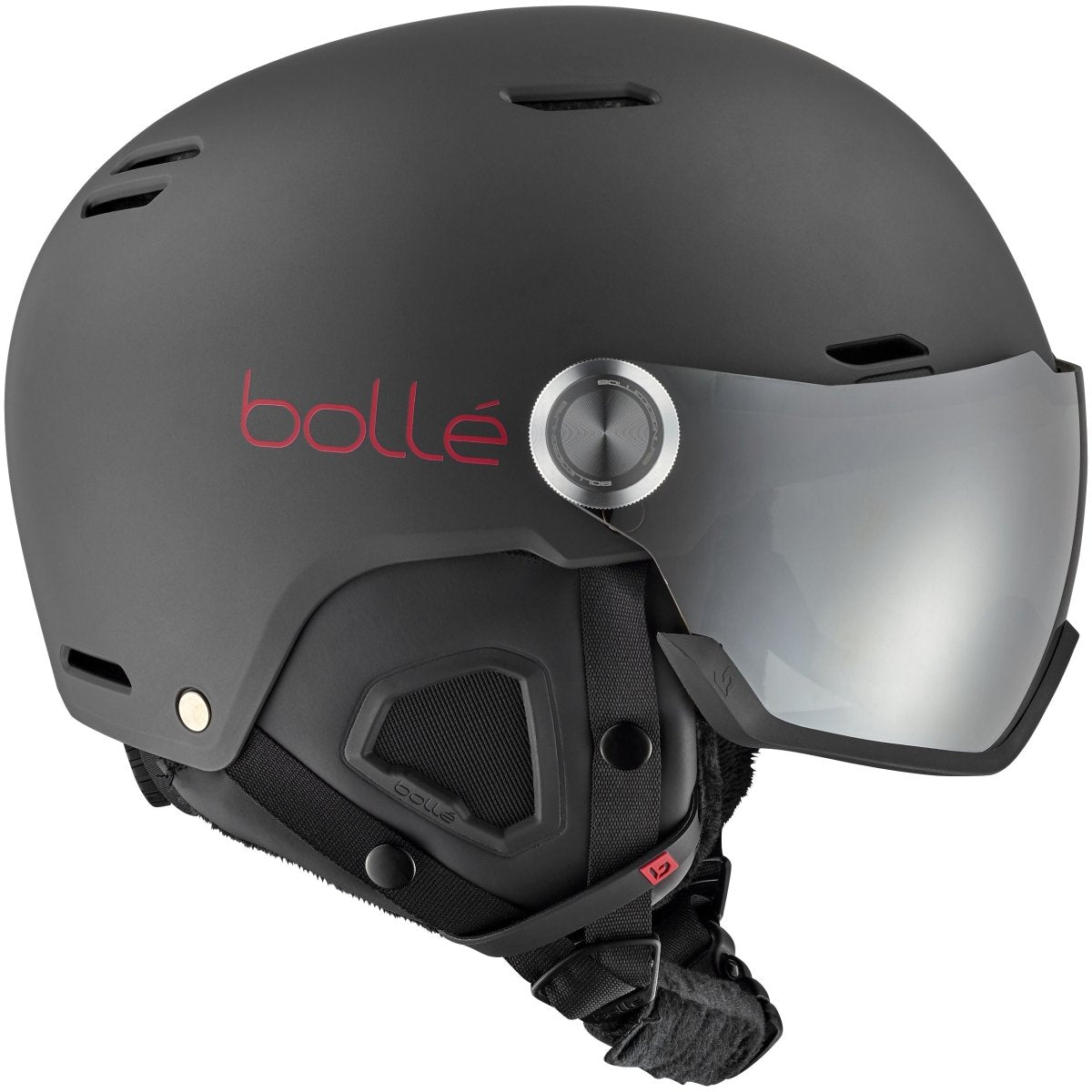 Bolle - Might Visor Skihelm - titanium red matte - BO-BH089003 - Sportbrands24
