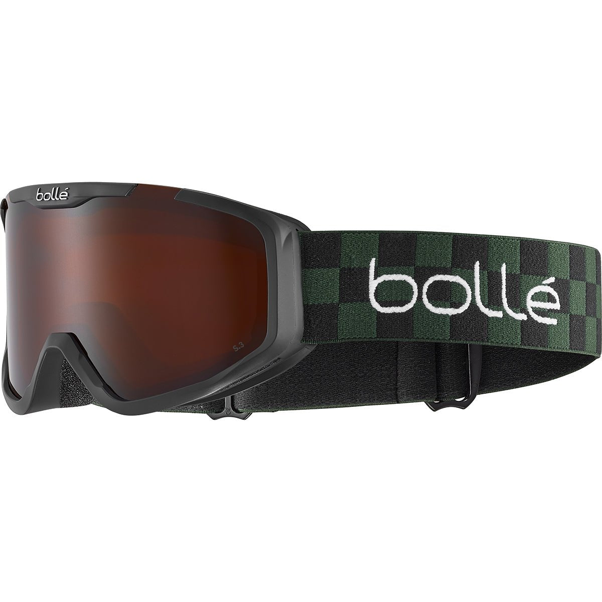 Bolle - Rocket Skibrille Kleinkinder - green checkerboard matte - rosy bronze cat 3 - BO-BG107010 - Sportbrands24