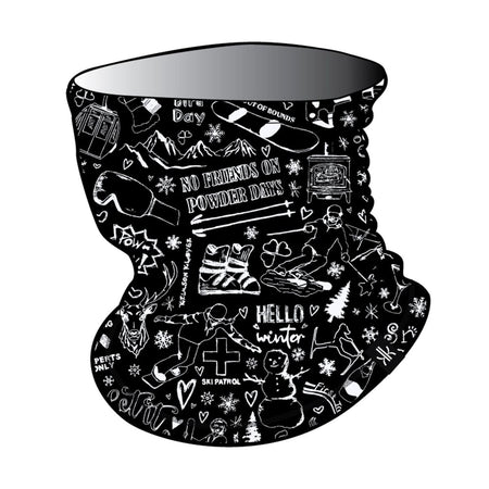 Krimson Klover - Illustrated Gaiter Schlauchschal Damen - graffiti black - KK-F25902-952-OS - Sportbrands24