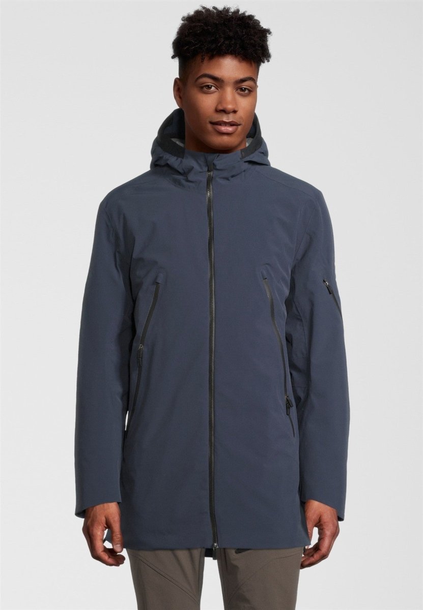 RH+ - 4 Elements Padded Parka Herren - steel blue/ivy green - RH-IZU2954-865-S - Sportbrands24
