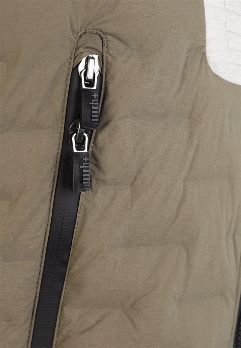 RH+ - 5 Elements Hybrid Hoody Isolationsjacke Herren - kaluga /light grey melange/black - RH-IZU2959-441-S - Sportbrands24