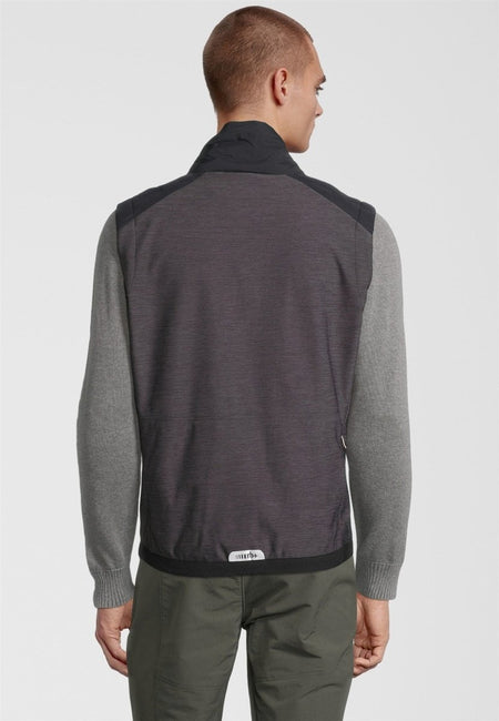 RH+ - 5 Elements Hybrid Weste Herren - black/dark grey melange/kaluga - RH-IZU2963-983-S - Sportbrands24