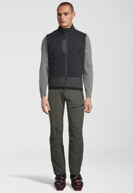 RH+ - 5 Elements Hybrid Weste Herren - black/dark grey melange/kaluga - RH-IZU2963-983-S - Sportbrands24