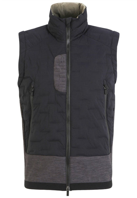 RH+ - 5 Elements Hybrid Weste Herren - black/dark grey melange/kaluga - RH-IZU2963-983-S - Sportbrands24