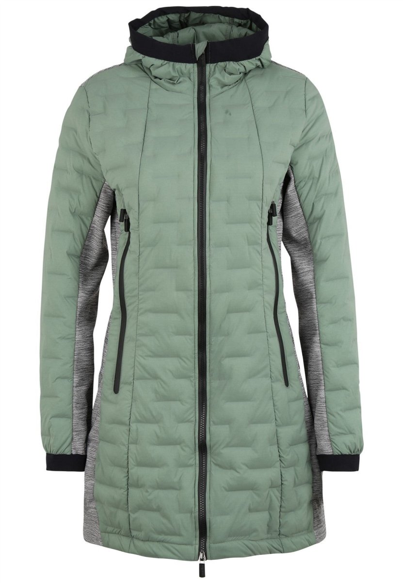 RH+ - 5 Elements Hybrid 3/4 Hoody Isolationsjacke Damen - ivy green/medium grey melange - RH-IZD2989-574-XS - Sportbrands24