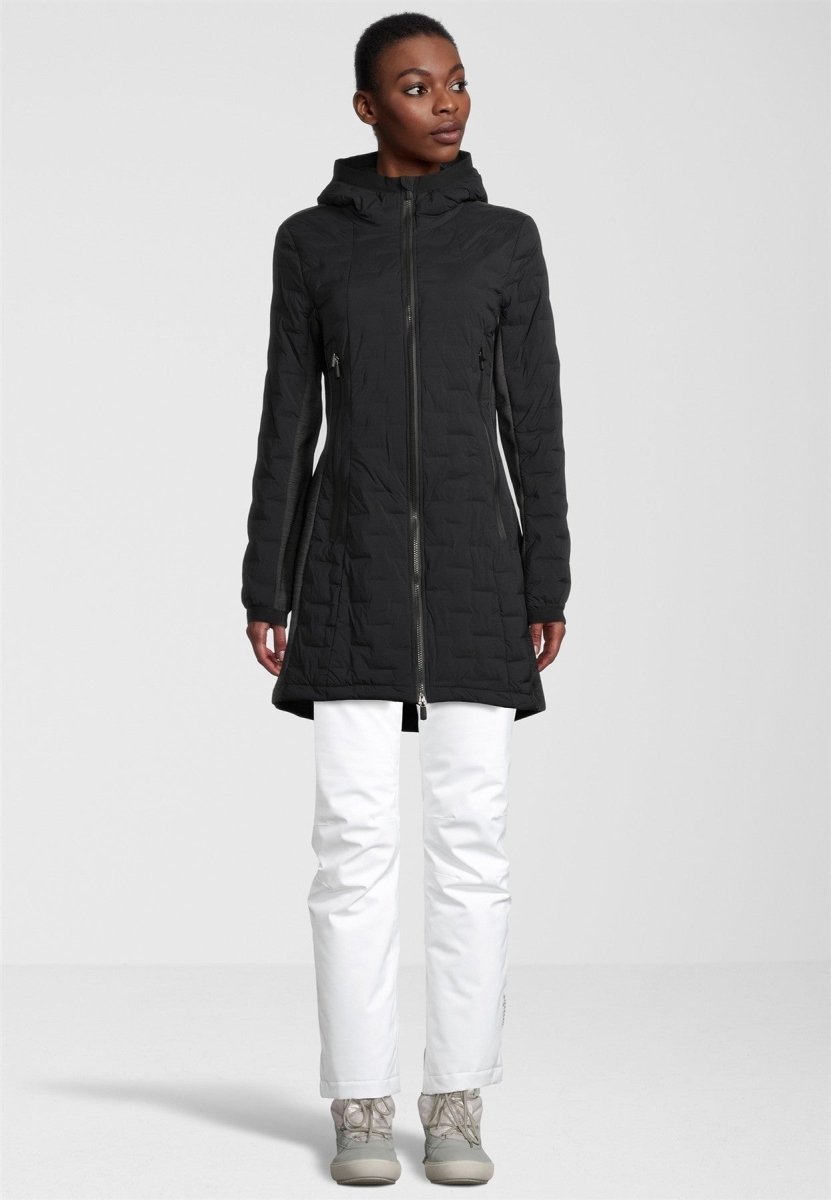 RH+ - 5 Elements Hybrid 3/4 Hoody Isolationsjacke Damen - black/dark grey melange - RH-IZD2989-99A-XS - Sportbrands24