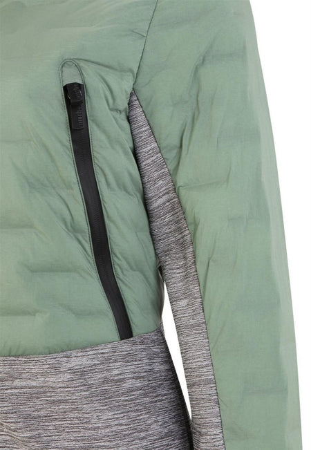 RH+ - 5 Elements Hybrid Bomber Isolationsjacke Damen - ivy green/medium grey melange - RH-IZD2988-574-XS - Sportbrands24