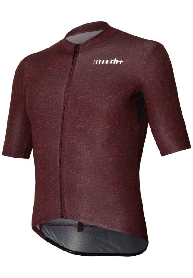 RH+ - Super Light Jersey Fahrradtrikot Herren - Labyrinth Cabernet - RHB - ECU0699 - 30G - XXS - Sportbrands24