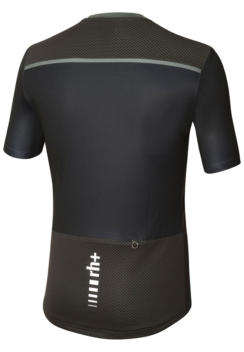RH+ - Trail Short Radtrikot Herren - beluga black/black/army - RHB - ECU0833 - 980 - S - Sportbrands24
