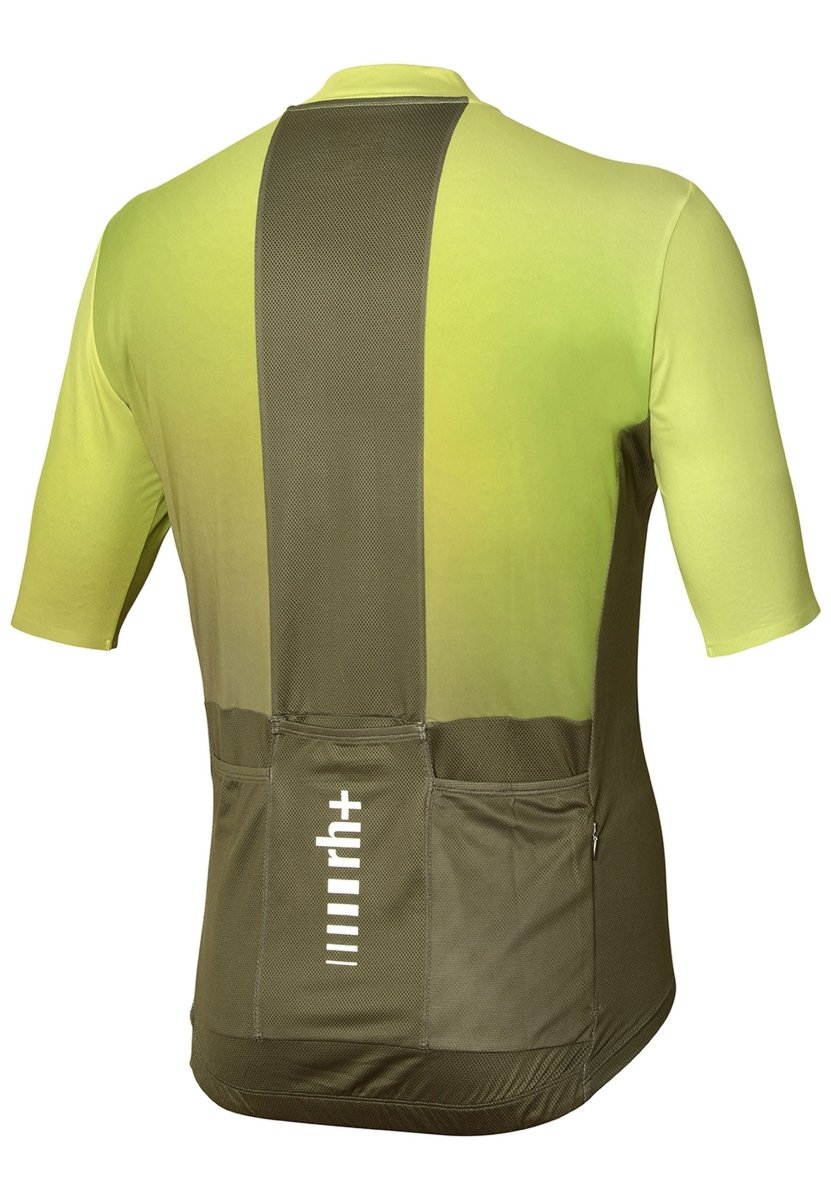 RH+ - Magnus Jersey Radtrikot Herren - glass citrus/kaki - RHB - ECU0834 - 25Q - S - Sportbrands24
