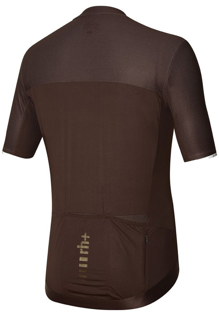 RH+ - Logo Jersey Fahrradtrikot Herren - espresso - RHB - ECU0917 - 560 - S - Sportbrands24