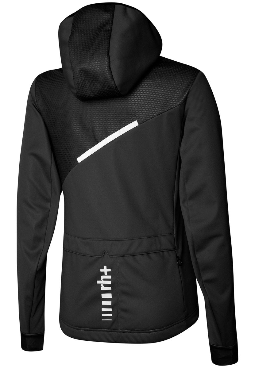 RH+ - Hooded Soft Shell W Jacket Radjacke Damen - black - RHB - ICD0903 - 900 - XS - Sportbrands24