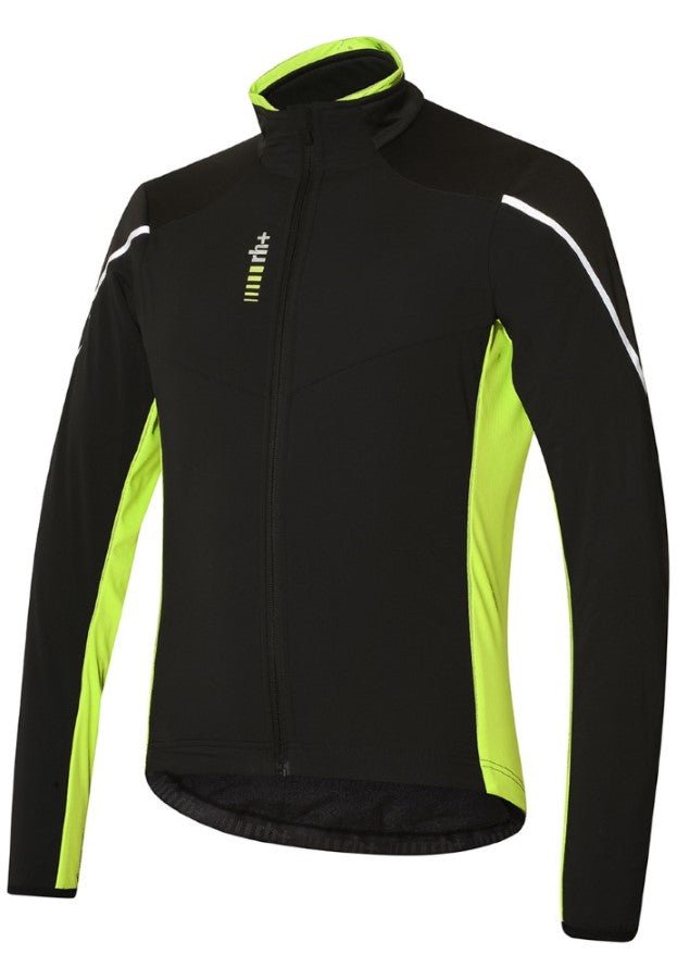 RH+ - Alpha Padded Jakt Radjacke Herren - black/acid lime - RHB - ICU0883 - 962 - S - Sportbrands24