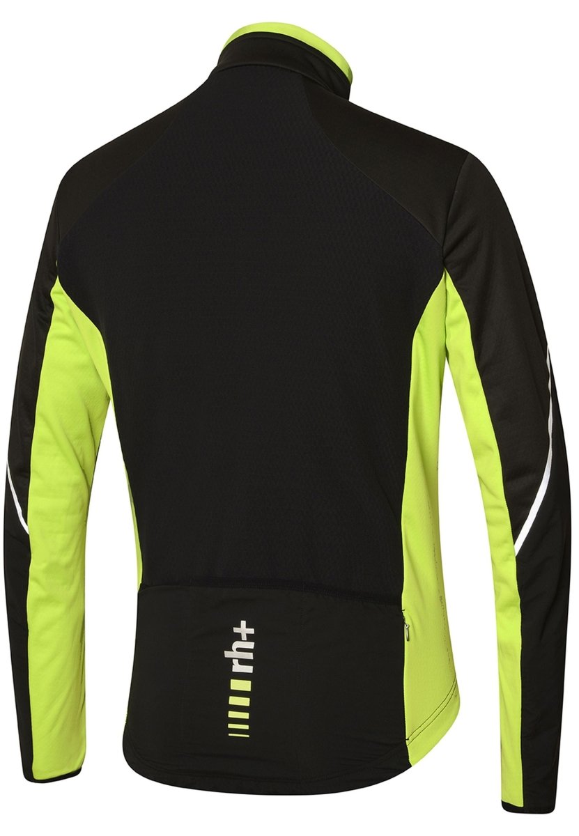 RH+ - Alpha Padded Jakt Radjacke Herren - black/acid lime - RHB - ICU0883 - 962 - S - Sportbrands24