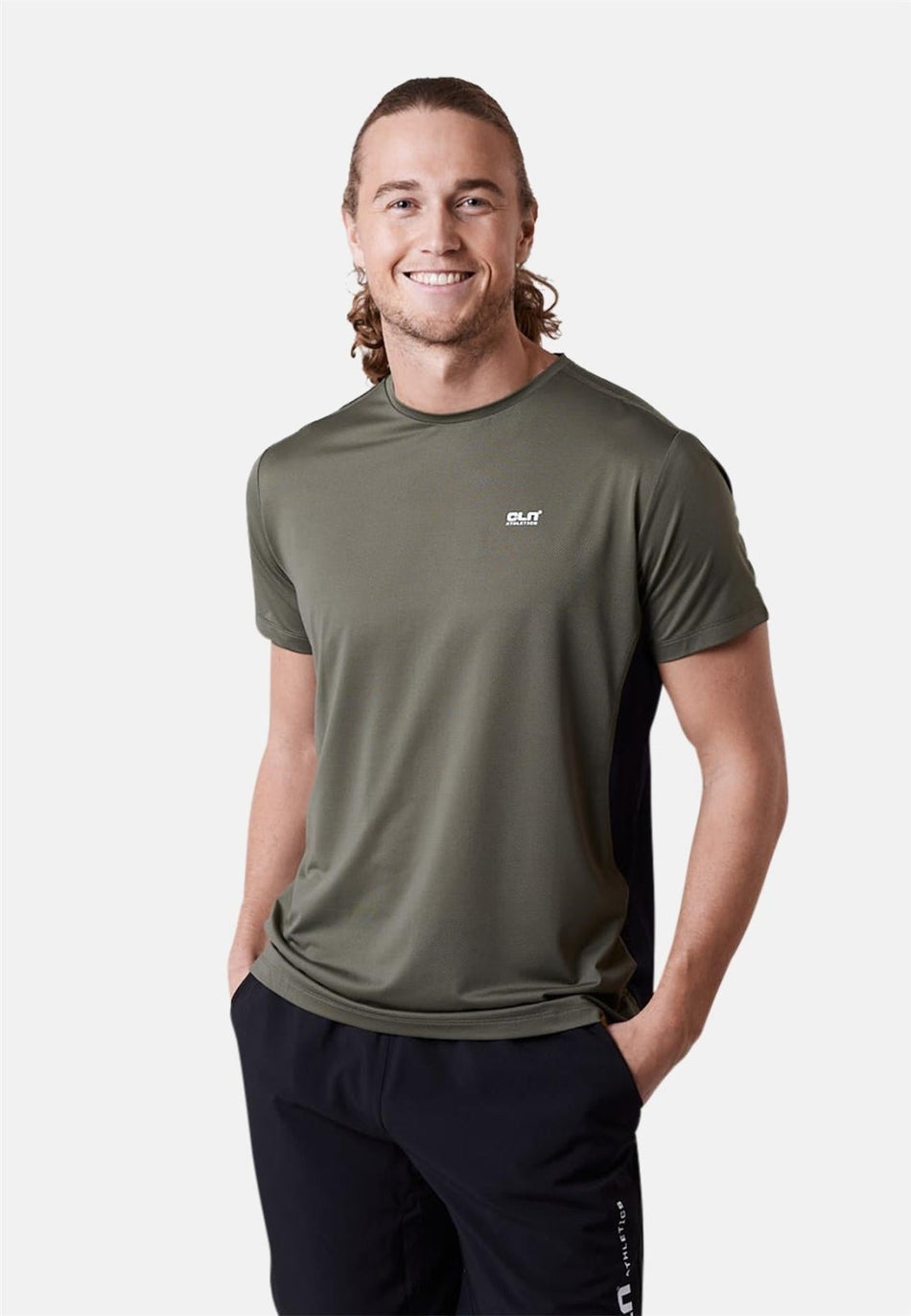 CLN Athletics - Adapt T-Shirt Herren - dusty olive - CLN - 2155 - 82 - S - Sportbrands24