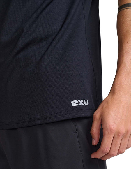 2XU - Aero Tank Tanktop Herren - black/silver reflective - 2X - MR6676A - BLK/SRF - XS - Sportbrands24