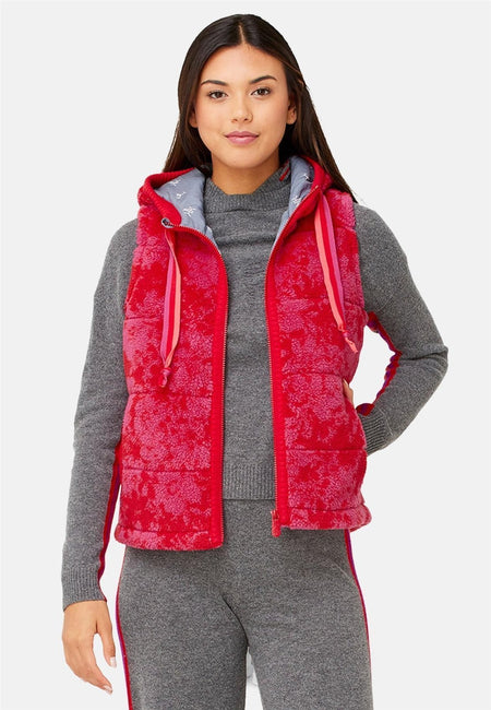 Krimson Klover - Bella Hoody Vest Weste Damen - pink bloom - KK - F24208 - 699 - XS - Sportbrands24