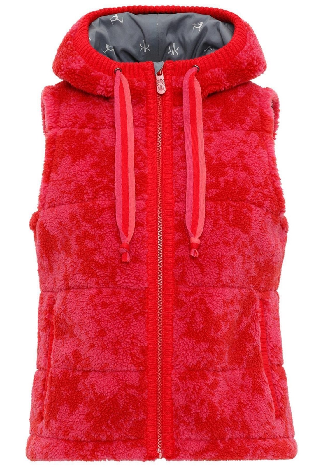 Krimson Klover - Bella Hoody Vest Weste Damen - pink bloom - KK - F24208 - 699 - XS - Sportbrands24