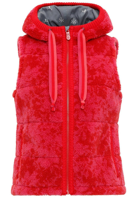 Krimson Klover - Bella Hoody Vest Weste Damen - pink bloom - KK - F24208 - 699 - XS - Sportbrands24