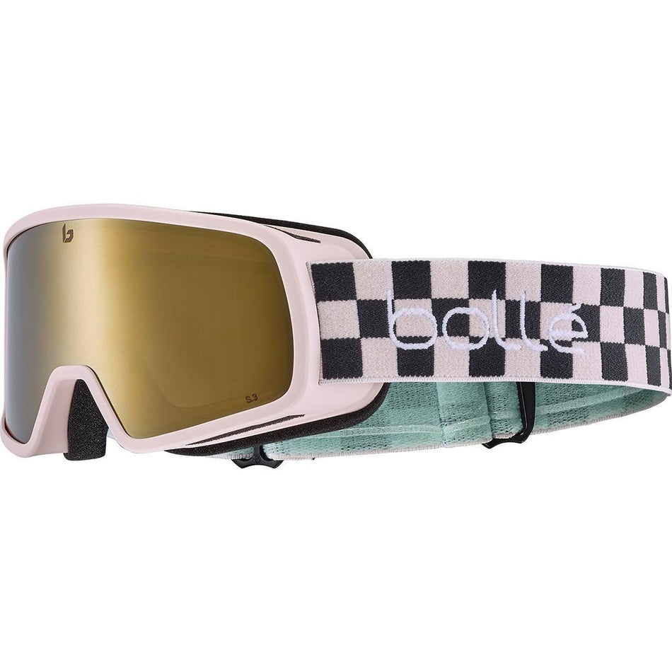 Bolle - Nevada JR Skibrille Jugend - pink checkerboard matte - gold cat 3 - BO-BG050014 - Sportbrands24