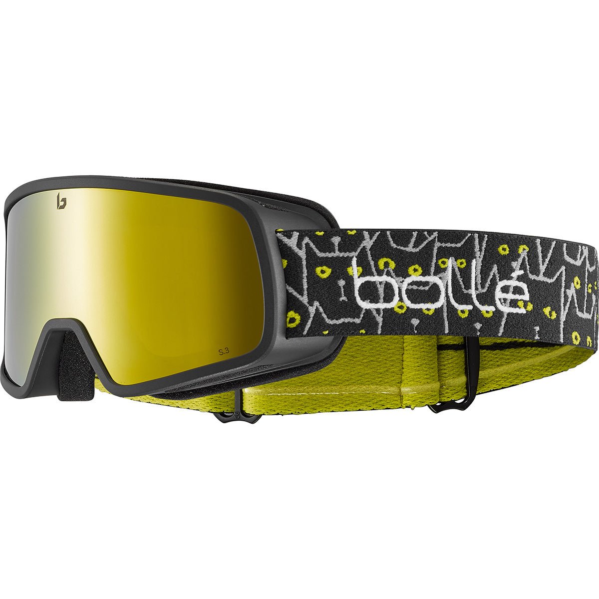 Bolle - Nevada JR Skibrille Jugend - black cats matte - sunshine cat 3 - BO-BG050016 - Sportbrands24