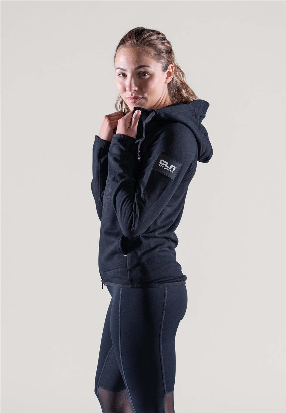 CLN Athletics - Bogey Hoodie Damen - black - CLN - 3055 - 00 - XS - Sportbrands24