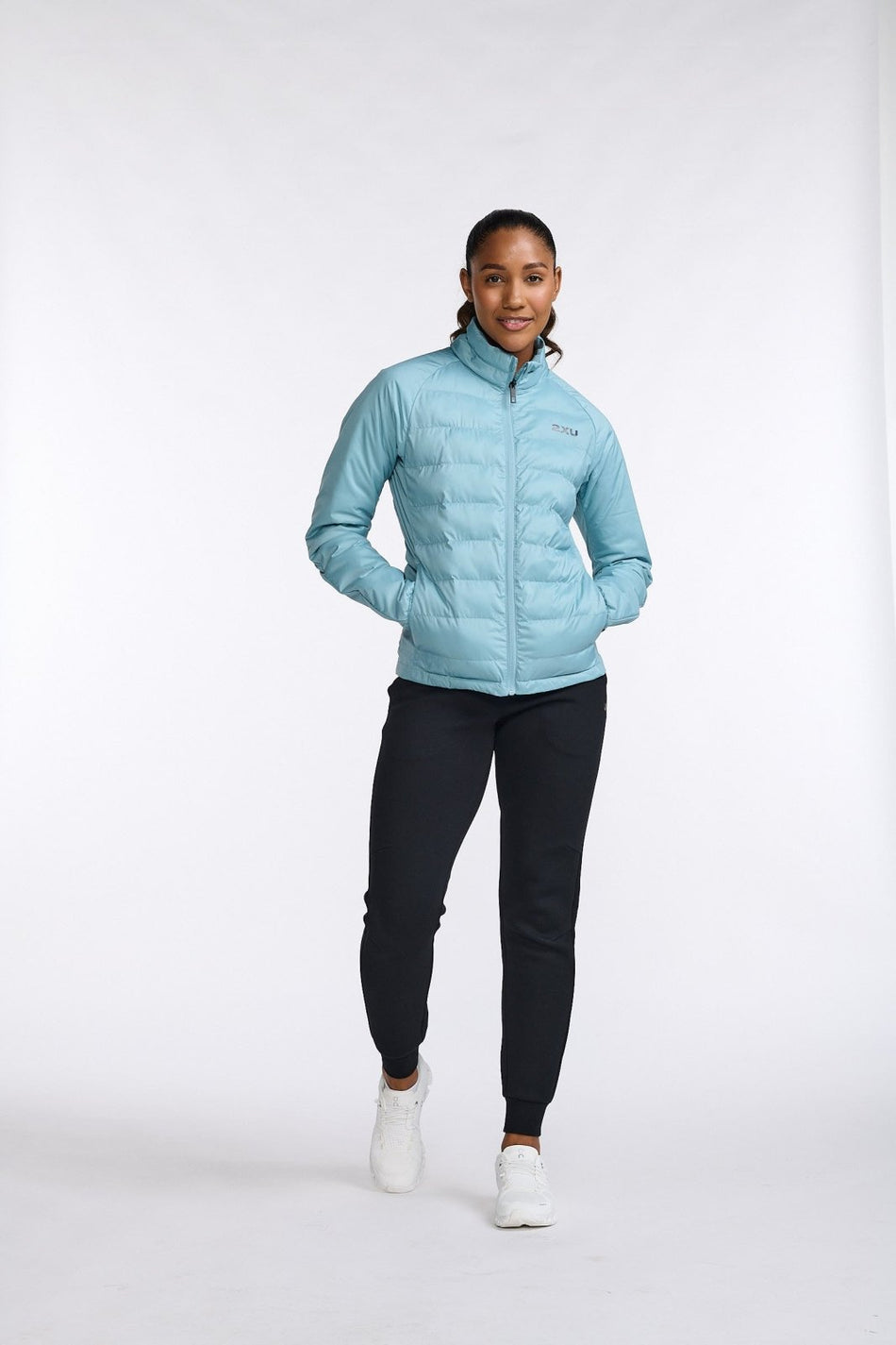 2XU - Commute Packable Insul Jacket Damen - chambray/chambray - 2X - WR7056A - CMB/CMB - XXS - Sportbrands24