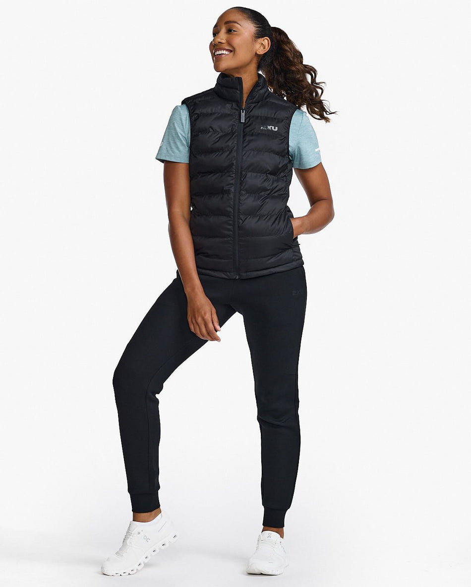 2XU - Commute Packable Insulation Vest Funktionsweste Damen - black/black - 2X - WR7147A - BLK/BLK - XXS - Sportbrands24