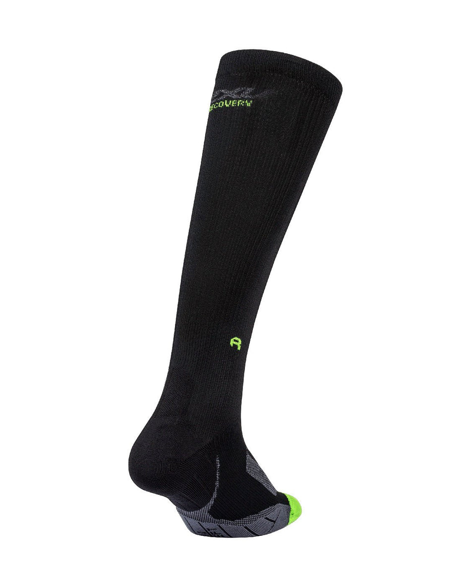 2XU - Comp Socks for Recovery Kompressionssocken - black/grey - 2X - UA5691E - BLK/GRY - L1 - Sportbrands24