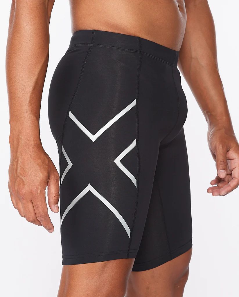 2XU - Core Compression Shorts Herren - black/silver - 2X - MA3851B - BLK/SIL - XXS - Sportbrands24