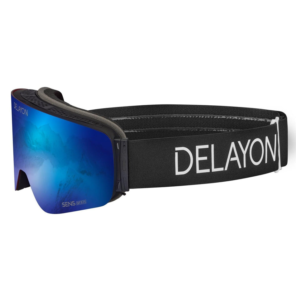 Delayon Eyewear - Core S Skibrille - Matte Black - Sens® Saphire (VLT 16%) - DL - C1 - 22 - 83662 - Sportbrands24