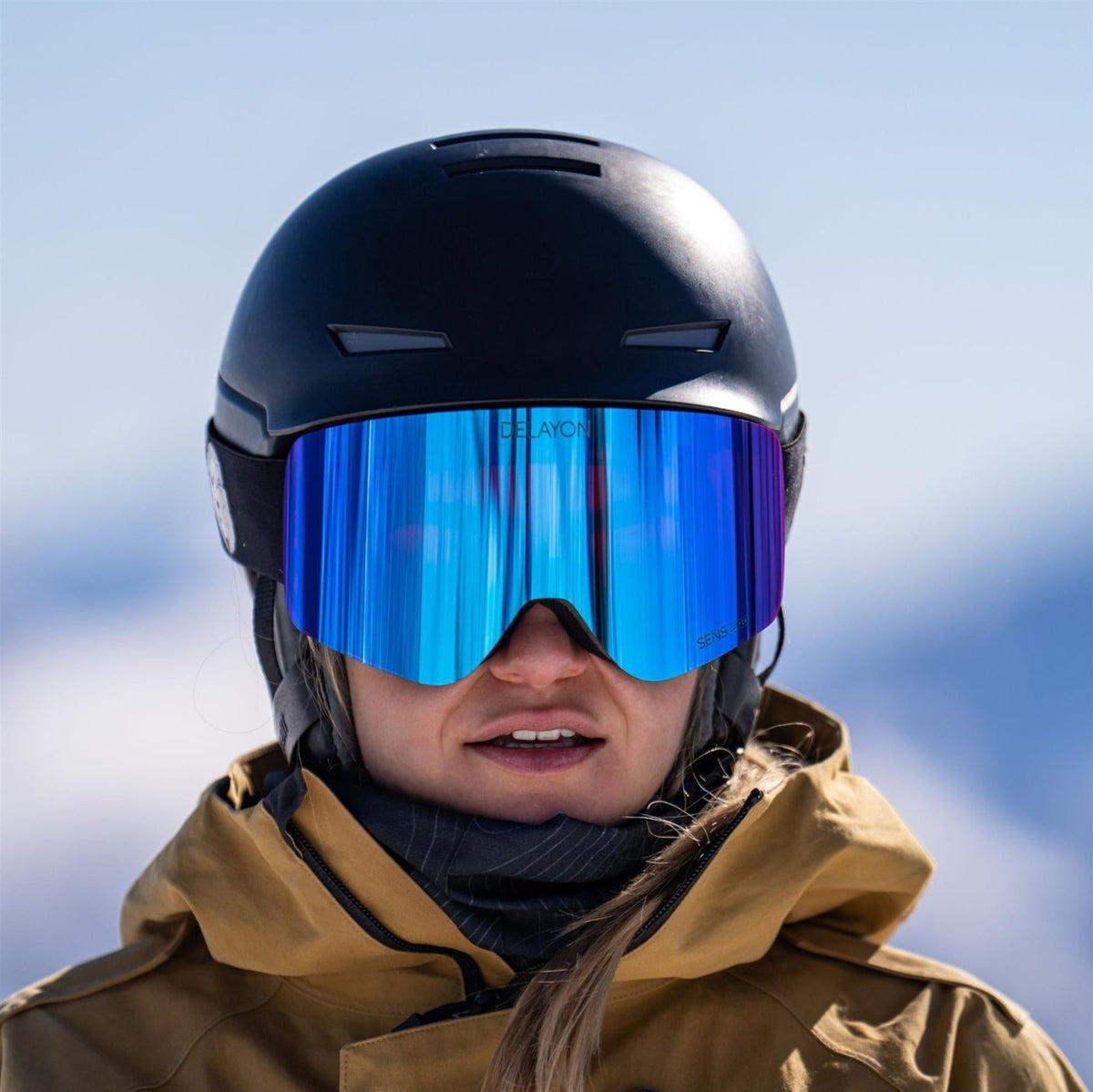 Delayon Eyewear - Core S Skibrille - Matte Black - Sens® Saphire (VLT 16%) - DL - C1 - 22 - 83662 - Sportbrands24
