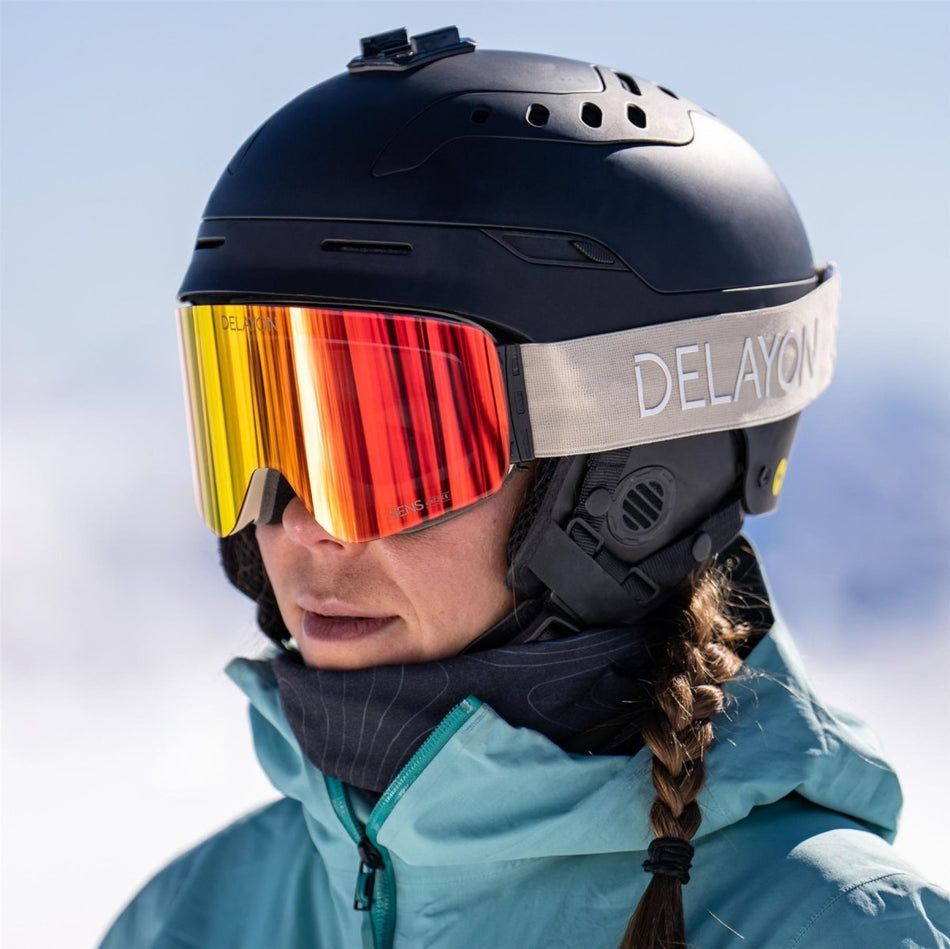 Delayon Eyewear - Core S Skibrille - Beige - Sens® Red (VLT 35%) - DL-C1-22-83683 - Sportbrands24