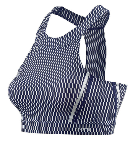 Skins - Speed Sport - BH Damen - Textured Square Navy/White - SK-DA40720135026FXS - Sportbrands24