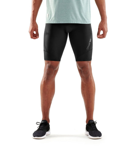 Skins - DNAmic 1/2 Tights Kompressionshose Herren - Black/Black - SK-DA99050029033XS - Sportbrands24