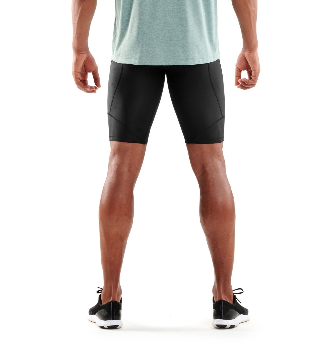 Skins - DNAmic 1/2 Tights Kompressionshose Herren - Black/Black - SK-DA99050029033XS - Sportbrands24