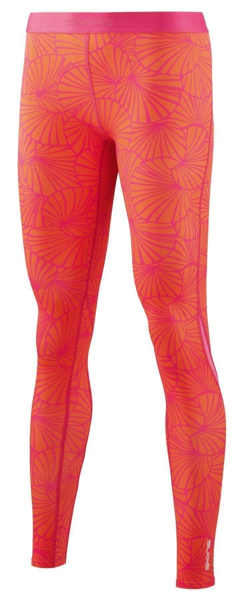 Skins - DNAmic Long Tights Kompressionshose Damen - Graphic Sunfeather Koi - SK-DA99060015020FM - Sportbrands24
