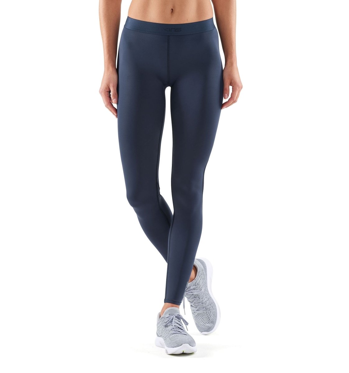 Skins - DNAmic Long Tights Kompressionshose Damen - Navy Blue - SK-DA99060019010FXS - Sportbrands24