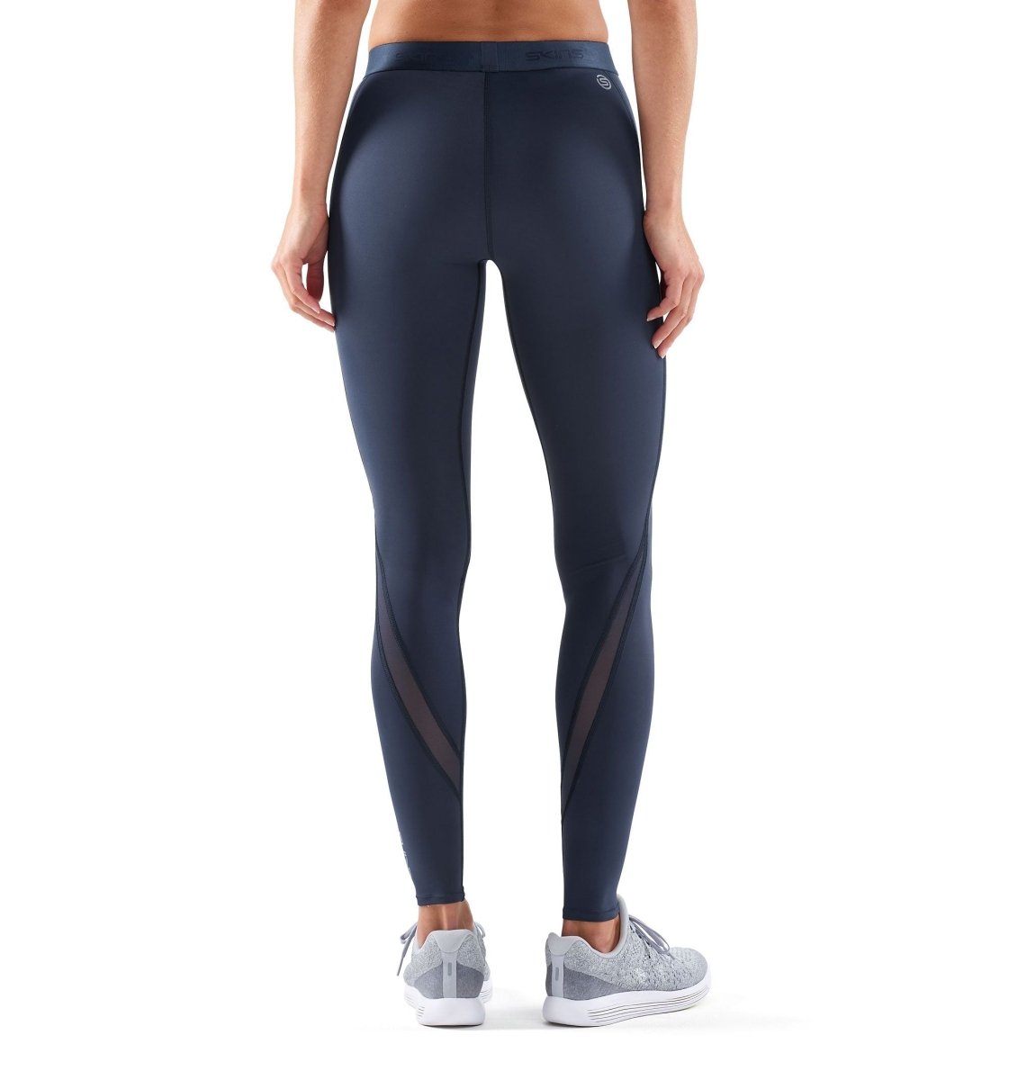 Skins - DNAmic Long Tights Kompressionshose Damen - Navy Blue - SK-DA99060019010FXS - Sportbrands24