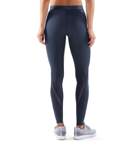 Skins - DNAmic Long Tights Kompressionshose Damen - Navy Blue - SK-DA99060019010FXS - Sportbrands24