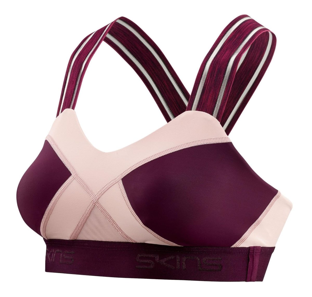 Skins - Speed Crop Sport - BH Damen - Merlot - SK-DA99060131032FXS - Sportbrands24