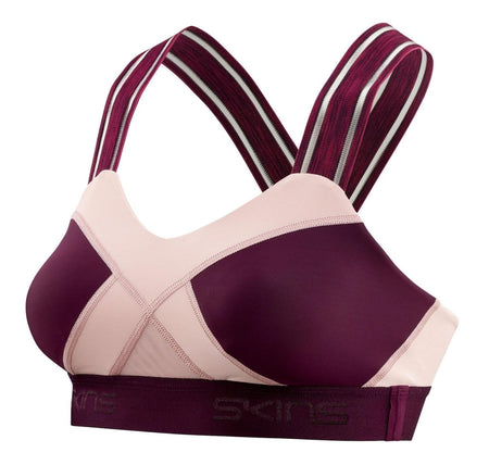 Skins - Speed Crop Sport - BH Damen - Merlot - SK-DA99060131032FXS - Sportbrands24